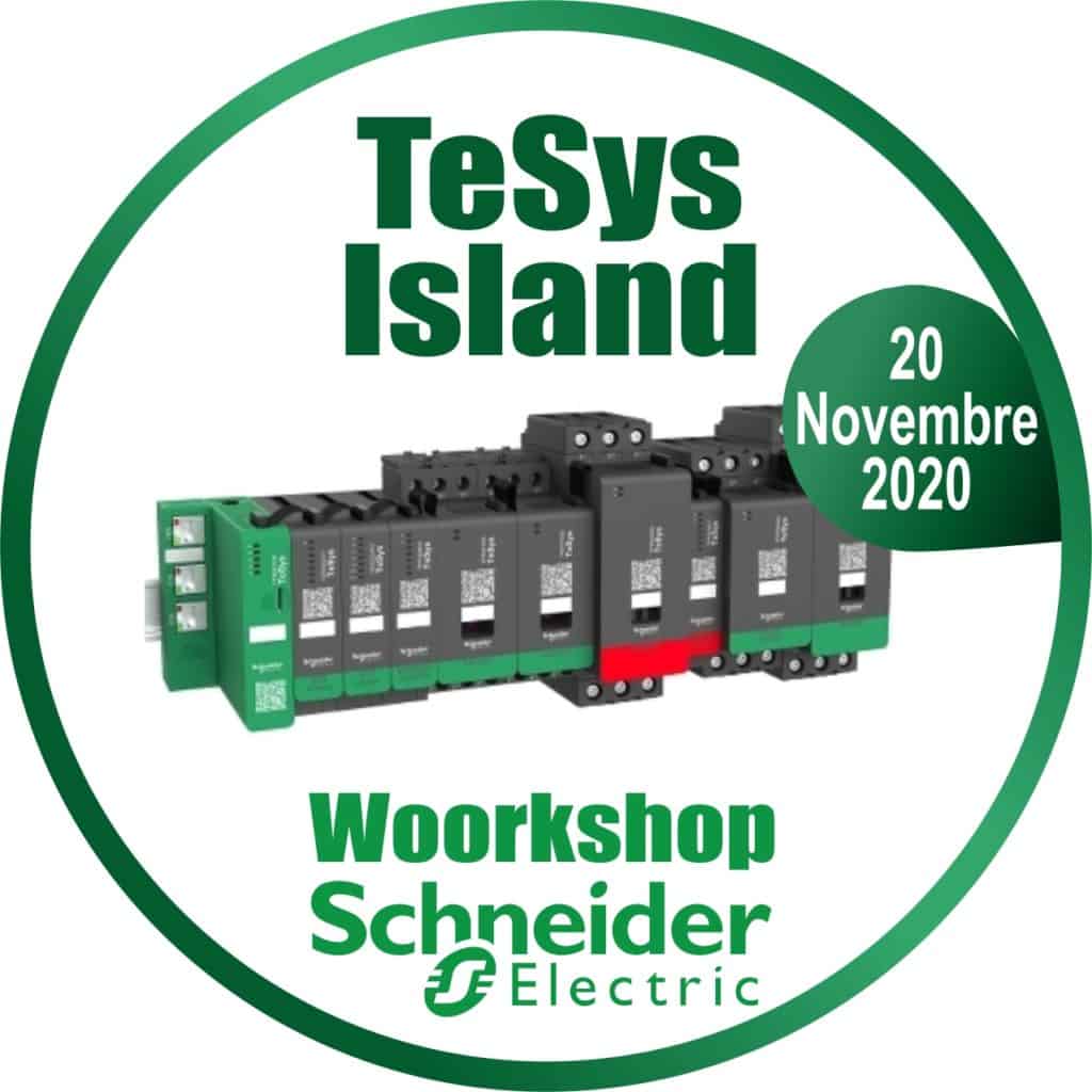 Workshop Schneider Tesys Island | Elettrogruppo ZeroUno | Beinasco | TO | logo corso schneider tesys island